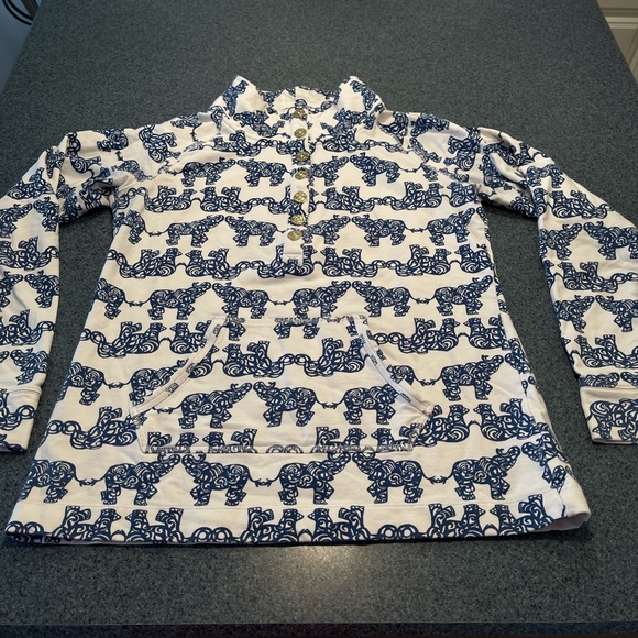 Lilly Pulitzer Resort White Pack Your Trunk Pullover with Pockets Size M - Picture 2 of 8